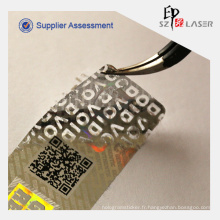 QR Code Security Custom Hologram Labels for Concert Ticket